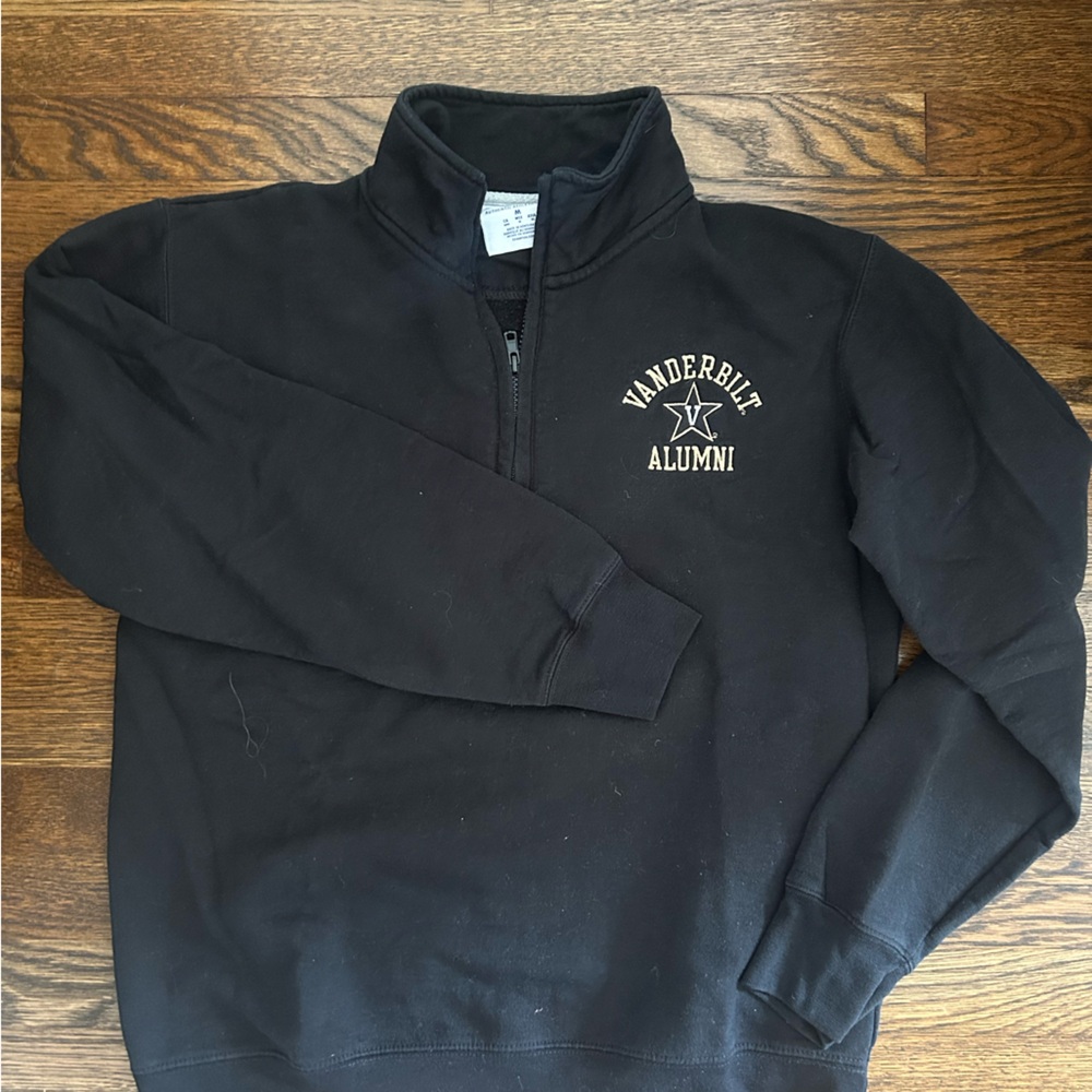 Vanderbilt Alumni Black Quarter-Zip Sweatshirt